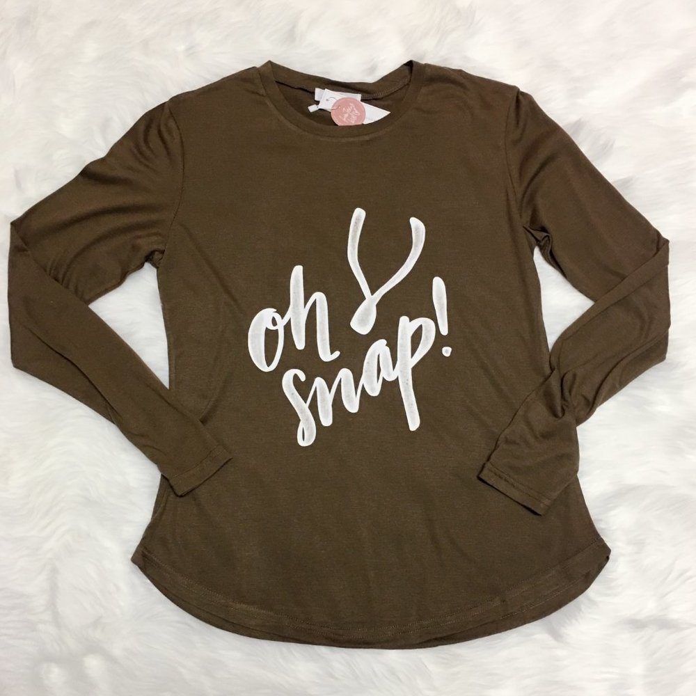 NWT - Oh Snap Adult Shirt - Mommy & Me